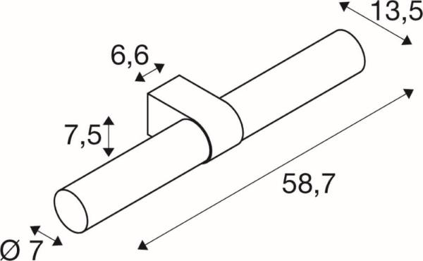 SLV LYGANT double, Wandaufbauleuchte, 3000K, 11W, schwarz - Aufbaustrahler