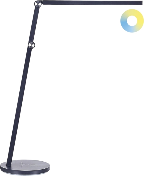 LED Schreibtischlampe DORADO mit Dimmer Metall Schwarz