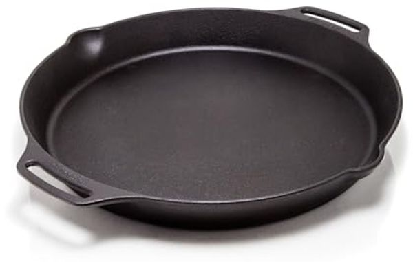 Petromax Feuerpfanne fp40h-t mit zwei Henkeln Rund Allzweckpfanne Schwarz Eisenguss 4 7 l Eisenguss