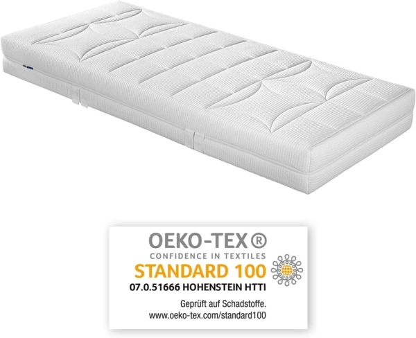 Malie 'Big Star' 5-Zonen-Tonnentaschenfederkernmatratze 90x190 cm H2 Bild 5