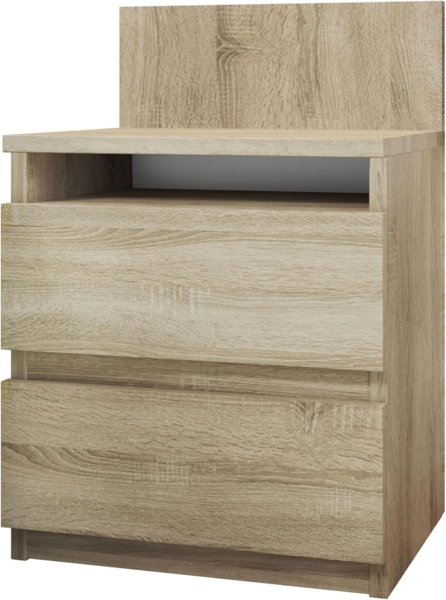 Mirjan24 Nachttisch Malwa M1, Sonoma Eiche