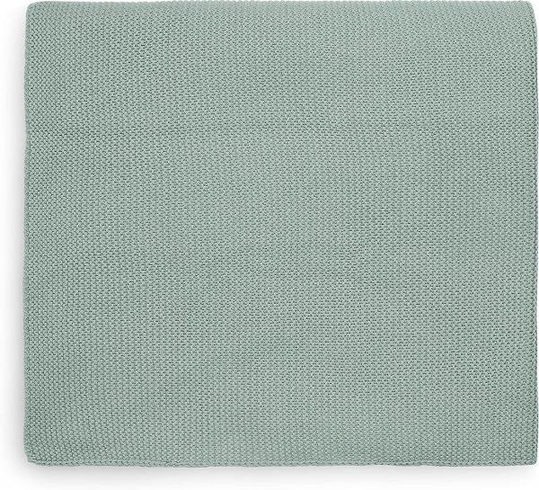 Jollein Basic Knit Babydecke Waldgrün 75 x 100 cm