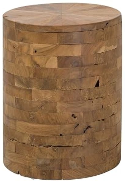 Beistelltisch Teakholz braun ⌀ 35 cm BRANT