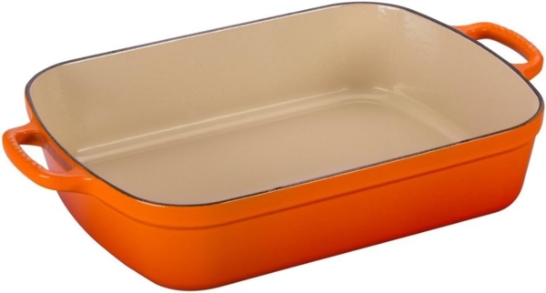 Le Creuset Bratreine Signature 37 X 29 cm Ofenrot - 33 bis 40 cm - Orange