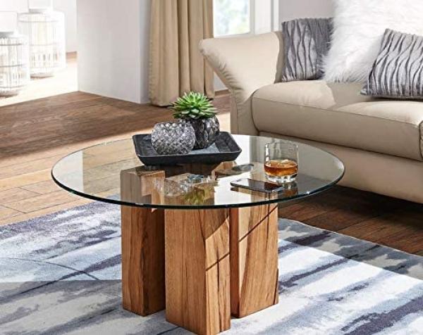 Couchtisch 80cm 'Mannheim' Wildeiche geölt