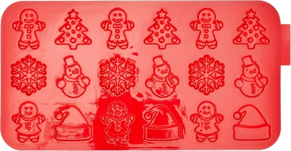 Schokoladenform Weihnachten aus Silikon von STÄDTER