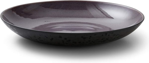 Bitz Servierschale 40 cm schwarz/lila