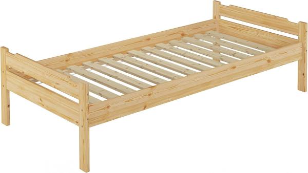 Bett Kiefer massiv 90x200 Einzelbett Singlebett Massivholzbett Rollrost 60.31-09