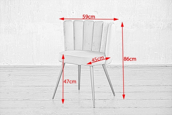 KAWOLA Esszimmerstuhl JADA, Stuhl verschiedene Bezüge und verschiedene Farben Bild 3