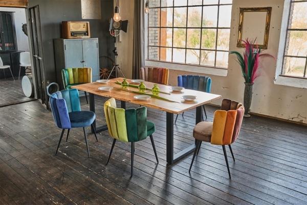 KAWOLA Esszimmerstuhl JADA, Stuhl verschiedene Bezüge und verschiedene Farben Bild 8