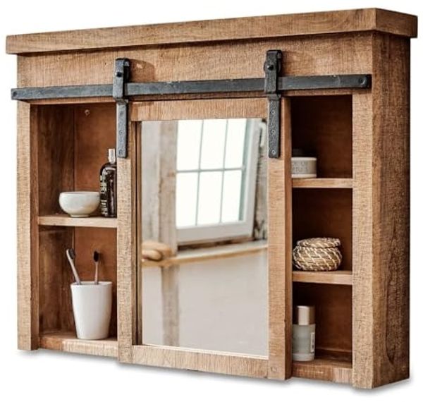 Mirabeau Waschbeckenschrank Spiegelschrank Taylors Island braun
