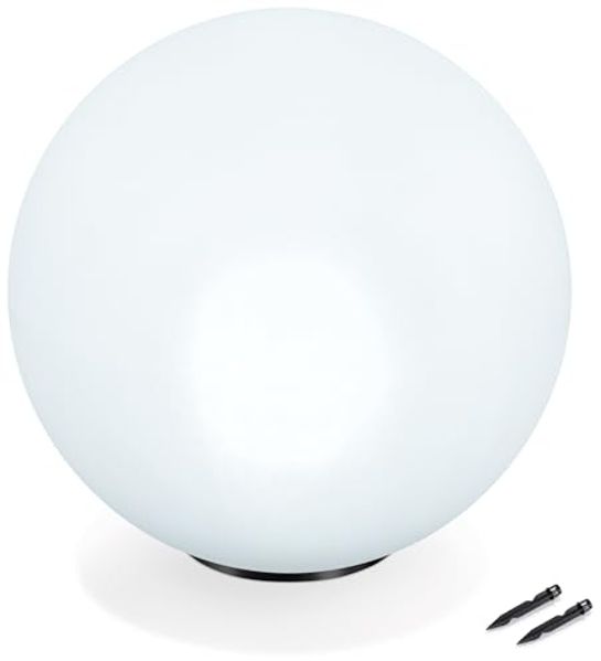esotec LED Gartenleuchte Solarkugel, multicolor 7 Farben, D=50cm Außenleuchte winterfest 102612, LED fest integriert
