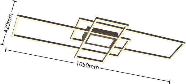 Lindby Deckenleuchten Caitilin, Enthalten, LED 52,5 W gesamt, Farbwechsel warmweiß / tageslicht Bild 4