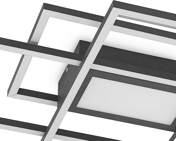Lindby Deckenleuchten Caitilin, Enthalten, LED 52,5 W gesamt, Farbwechsel warmweiß / tageslicht Bild 7