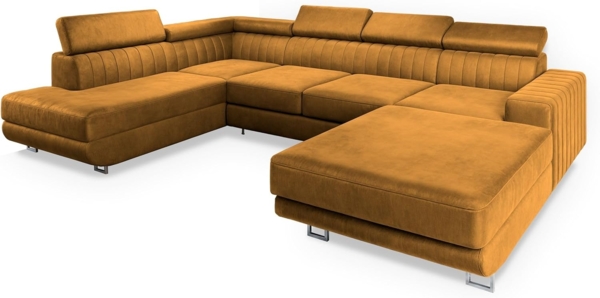 Masseno Ecksofa SIENA mit Schlaffunktion U-Form, Sofa mit Bettkasten Bild 1