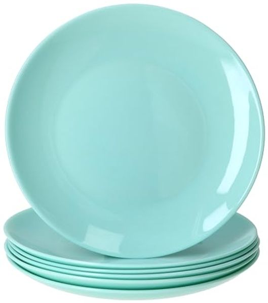 MamboCat Frühstücksteller MamboCat 6x Mint Kuchenteller Ø 19 cm Glas flache Teller Dessert