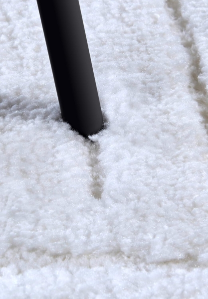 ELLE DECORATION Designteppich Panglao, eckig, rund und Läufer, rechteckig, Höhe: 14 mm, flauschiger uni Kurzflor, Hoch Tief Struktur, modern, Wohnzimmer Bild 7