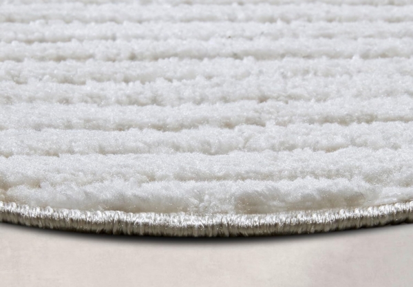 ELLE DECORATION Designteppich Panglao, eckig, rund und Läufer, rechteckig, Höhe: 14 mm, flauschiger uni Kurzflor, Hoch Tief Struktur, modern, Wohnzimmer Bild 5