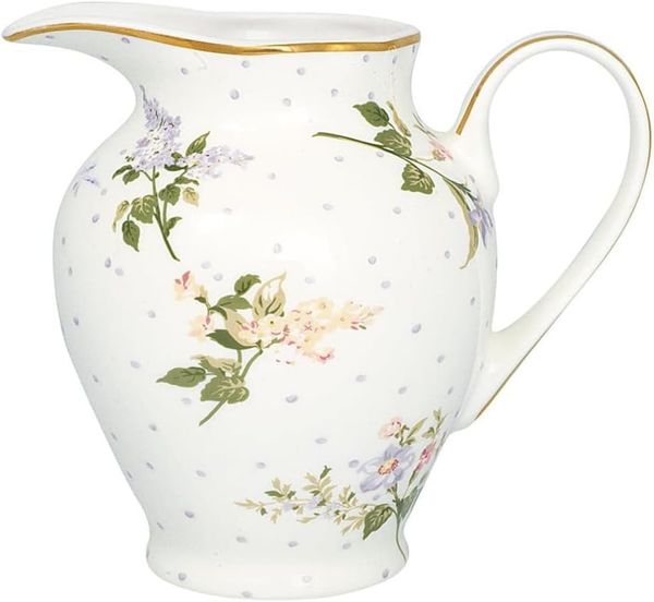 Greengate Asta Milchkännchen rund white