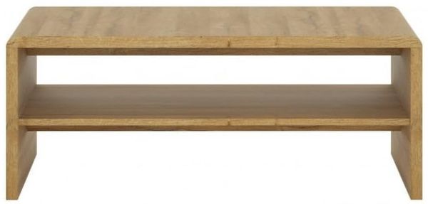 Couchtisch Coswig / Cortina, Holzfarben, 100 x 40 x 59 cm Bild 2