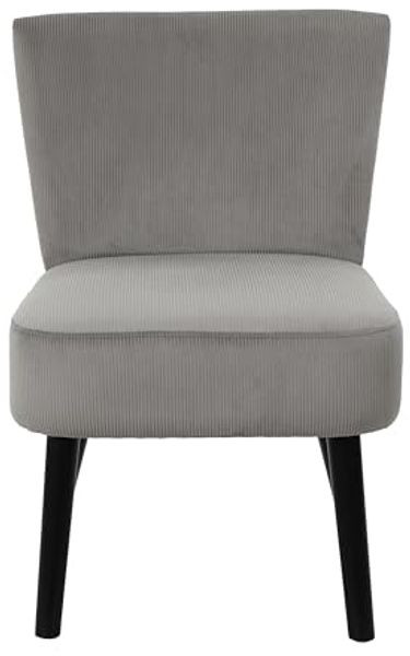 HOME DECO FACTORY, HD0128, Giulia Grey Toad Sessel, Lounge Edition, Möbel, Sitz, Sofa und Sessel, 55 x 76 x 63 cm, Sitzhöhe 45 cm, Grau