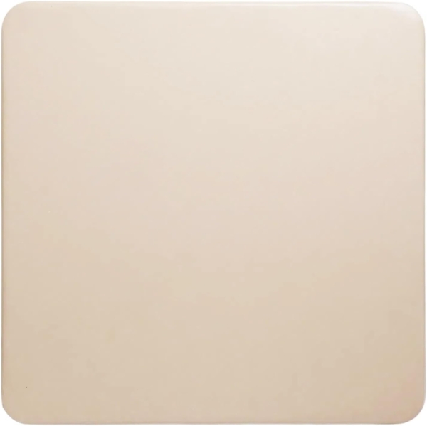 FurnitureR Klapptisch, klappbarer Campingtisch aus Metall/PVC, klappbarer Balkontisch, Gartentisch für Picknick, Camping und Outdoor Strand, 86 x 86 x 71 cm, Kamel Bild 3