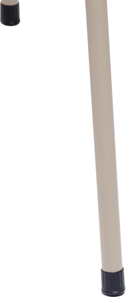 FurnitureR Klapptisch, klappbarer Campingtisch aus Metall/PVC, klappbarer Balkontisch, Gartentisch für Picknick, Camping und Outdoor Strand, 86 x 86 x 71 cm, Kamel Bild 5