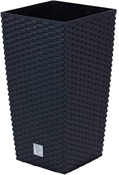 49 -Liter -Zeit Pot mit Einsatz 32,5 x 32,5 x 61 cm in Anthrazitfarbe Bild 4