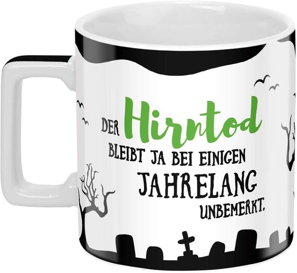 Sheepworld 46531 Wortheld Unbemerkt, Kaffeetasse mit Spruch, Porzellan Tasse