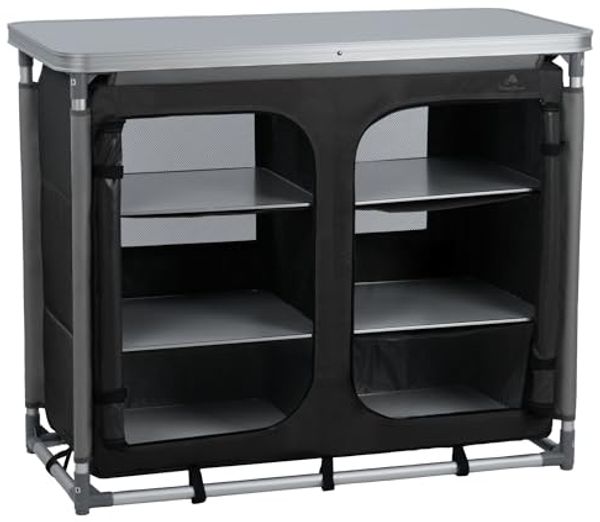 CampFeuer Campingschrank Campingschrank, 102 x 47 x 83,5 cm, Campingküche Alu Faltschrank