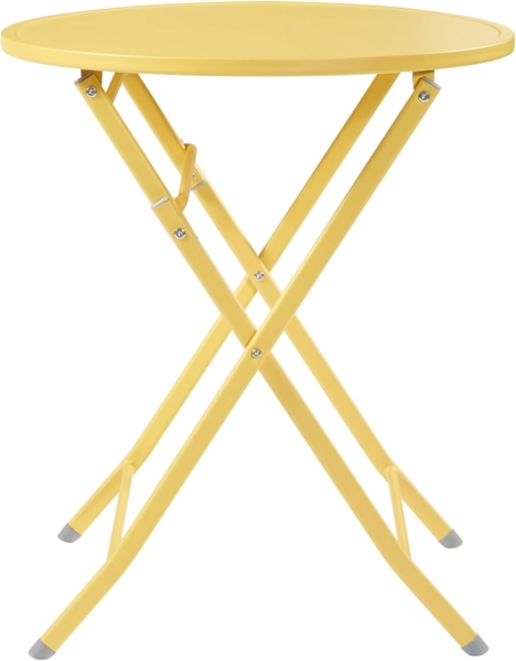 Klapptisch Sande Stahl 71xØ62 cm Gelb [en. casa] Bild 7
