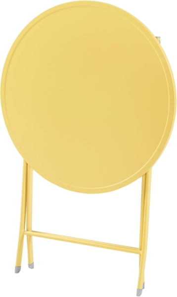 Klapptisch Sande Stahl 71xØ62 cm Gelb [en. casa] Bild 8