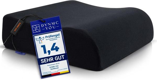 DYNMC you Sitzkissen Bequeme Sitzerhöhung Stuhl Erwachsene & Kind, Formstabiles, 13cm Sitzkissen für Stuhl, Auto, Büro, Aufstehhilfe