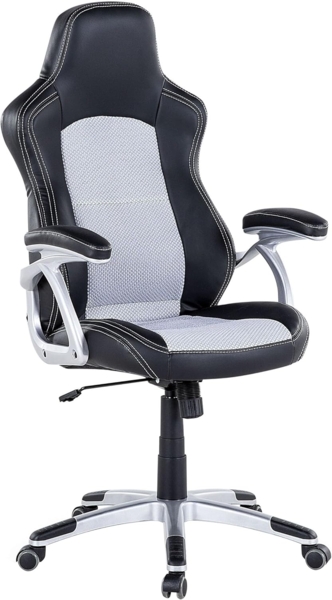 Bürostuhl schwarz / grau höhenverstellbar EXPLORER
