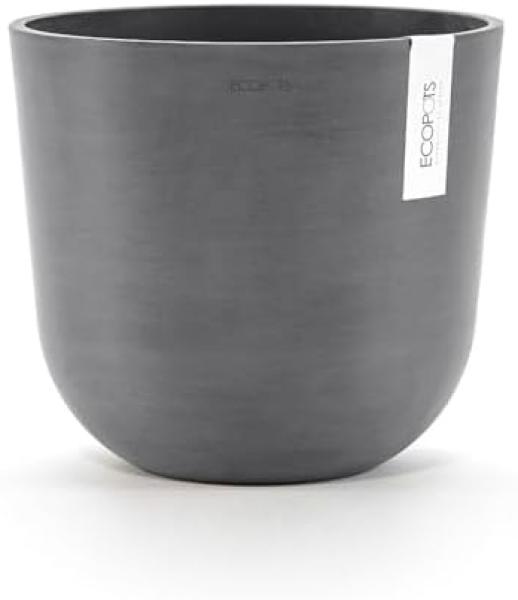 Ecopots Pflanztopf Oslo Ø 35 x 30,5 cm grau