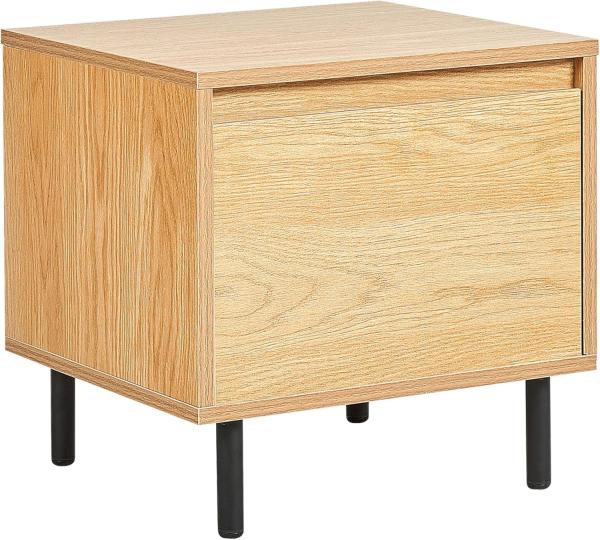 Nachttisch mit 1 Schublade Heller Holzfarbton NIKEA