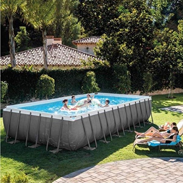Intex Ultra Frame Swimming Pool 732 x 366 x 132 cm Rechteck Stahlrahmen 26364