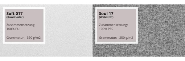 Ecksofa Montana (Farbe: Soft 017 + Soul 17, Seite: Links) Bild 5