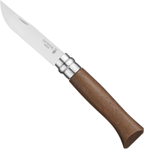 Opinel Taschenmesser No. 08 Holzgriff Walnuss