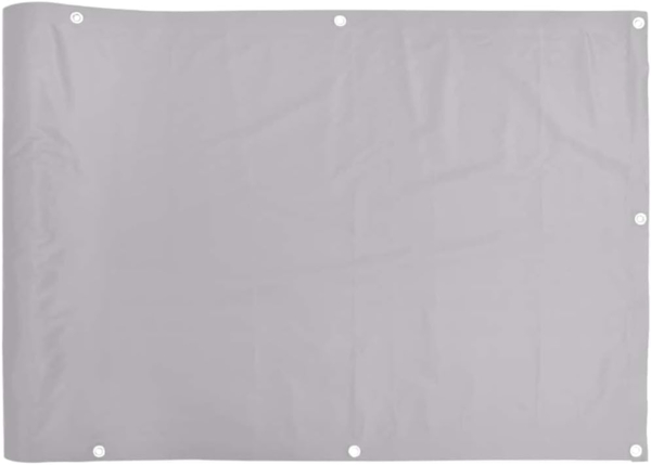 vidaXL Balkon-Sichtschutz Grau 700x75 cm PVC 4005384