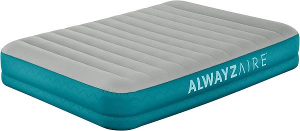 AlwayzAire™ Fortech™ Doppelluftbett mit akkubetriebener Doppelpumpe 203 x 152 x 36 cm