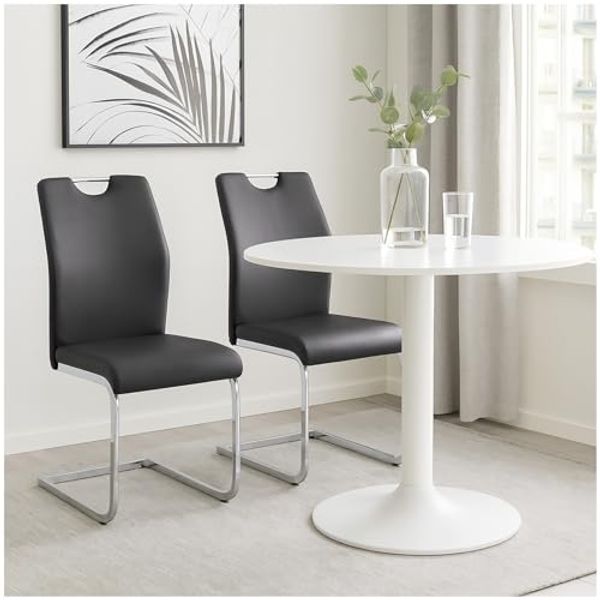 HTI-Living Nelly Esszimmerstuhl 2er Set Schwarz