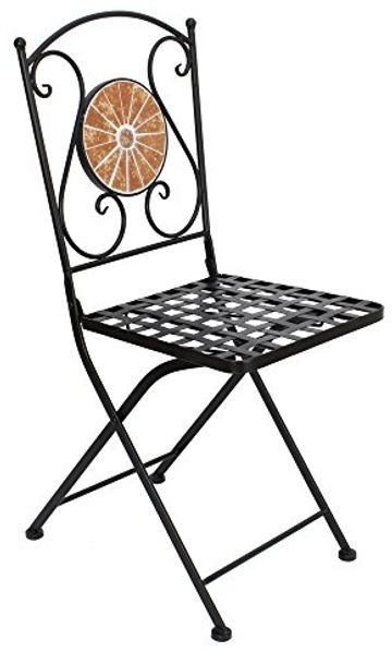 Klappstuhl "Mosaik" Stuhl Gartenstuhl Gartenmöbel Sessel Klappsessel