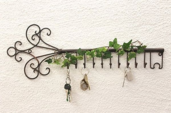 Schlüsselhänger Hakenleiste 101852 Schlüsselleiste 56cm Wandhaken Schlüsselbrett