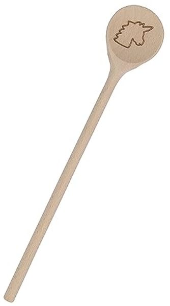 Städter Kochlöffel Einhorn Rund, Koch Löffel, Rührlöffel, Küchenlöffel, Küchenhelfer, Holz, 28 cm, 815179