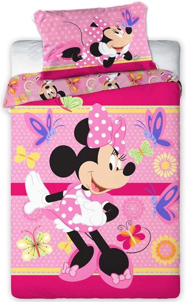 Baby Bettwäsche Disney Minnie Mouse 100x135 cm pink