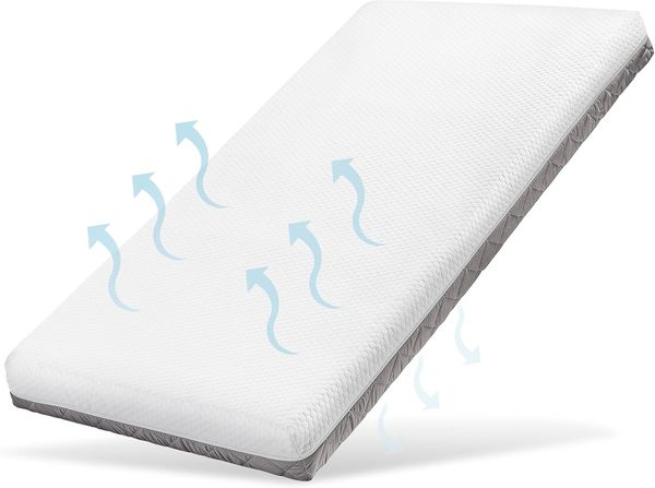 Ehrenkind® Kindermatratze Royal | Baby Matratze 90x190 | Babymatratze 90x190 mit innovativem 3D Mesh und Hygiene Tencel Bezug wasserdicht + luftdurchlässig