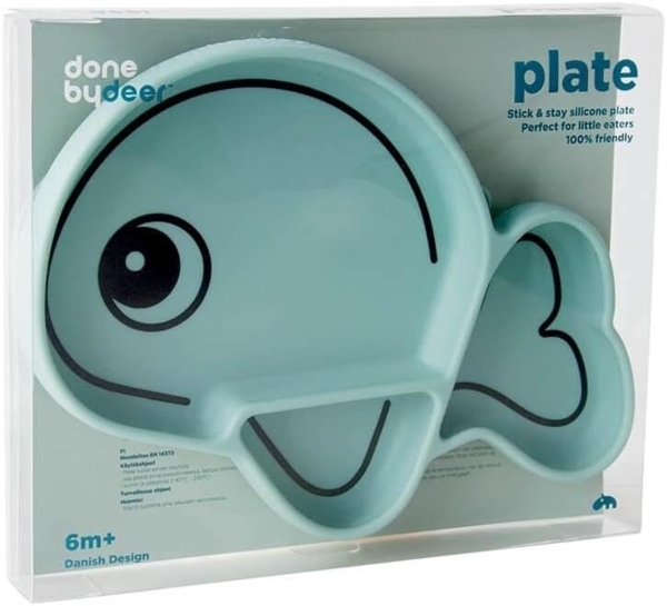 Done by Deer Wally Rutschfester Teller Blue Blau Bild 3