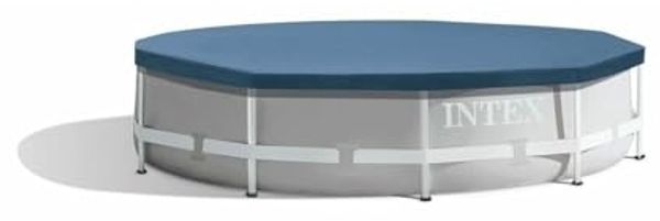 INTEX Poolabdeckung rund Ø 305cm für Frame Pools, Winterabdeckplane Sommerabdeckplane (28030)