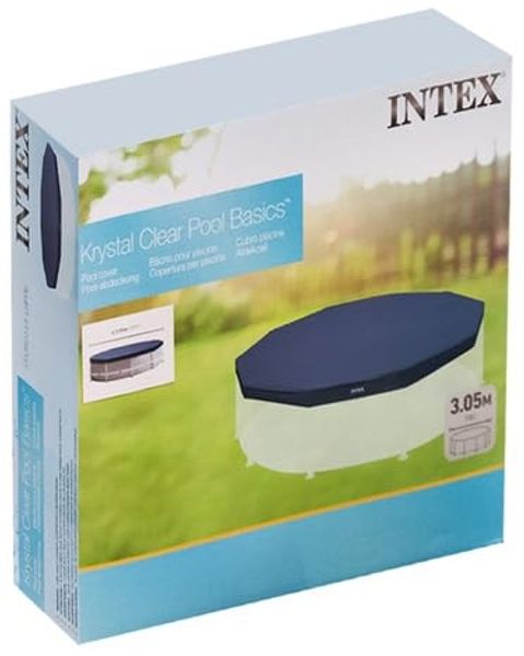 INTEX Poolabdeckung rund Ø 305cm für Frame Pools, Winterabdeckplane Sommerabdeckplane (28030) Bild 2